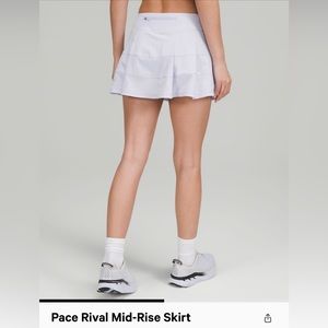 Lululemon Pace Rival Mid-Rise Skirt